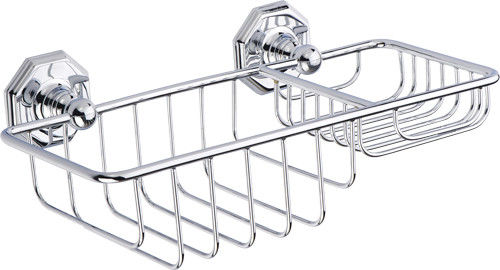 Pretty Bar Chrome Soap Dish Holder Wall Mounted