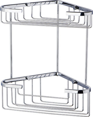2 Tier Soap Dish Bathroom Soap Holder Wall Mounted Soap Dish Chrome Bathroom