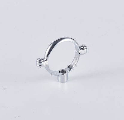 Effortlessly Secure Pipes With Brass Pipe Fastener Brass Tube Clamp Water Throwing Chrome Finish