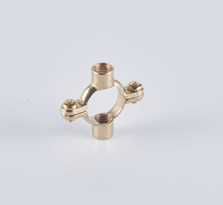 Effortless Water Throwing Pipe Clamp Securely Holds Brass Pipes in Place