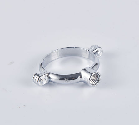 Easy Install Brass Pipe Clamp For Plumbing Industrial Applications Chrome Plated Clamp