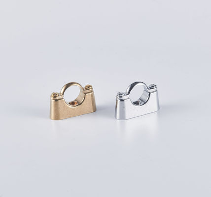 Saddle Pipe Clamp For Securely Holding Pipes Easy Installation Water Throwing Chrome Plated