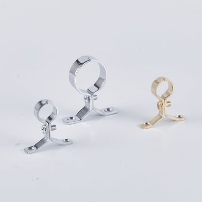 Water Throwing Brass Pipe Clamp for Plumbing Easy to Install Holder with Chrome Plated Finish