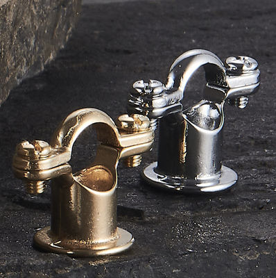 38mm 40mm 42mm Mechanical Pipe Clamp Water Throwing Chrome Plated Holder For Pipes