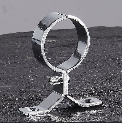Heavy Duty Brass Plumbing Holder Securely Holds Pipes Water Throwing Chrome Plated