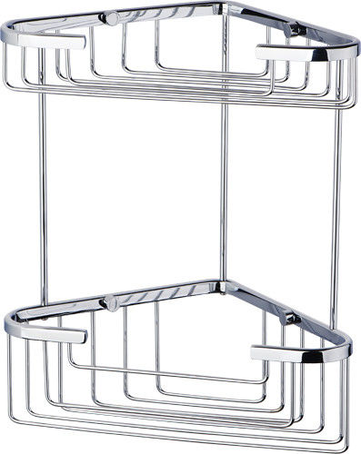 2 Tier Soap Dish Bathroom Soap Holder Wall Mounted Soap Dish Chrome Bathroom