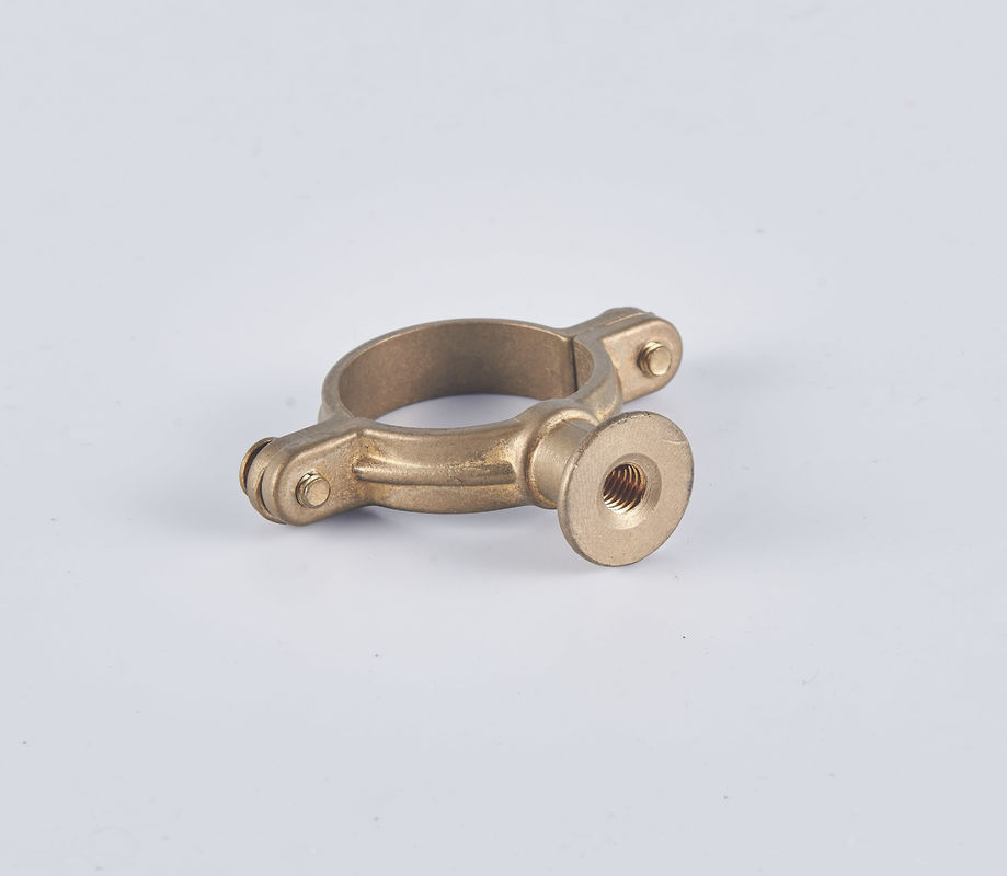 Easy To Install Water Throwing Brass Pipe Clamp For Plumbing