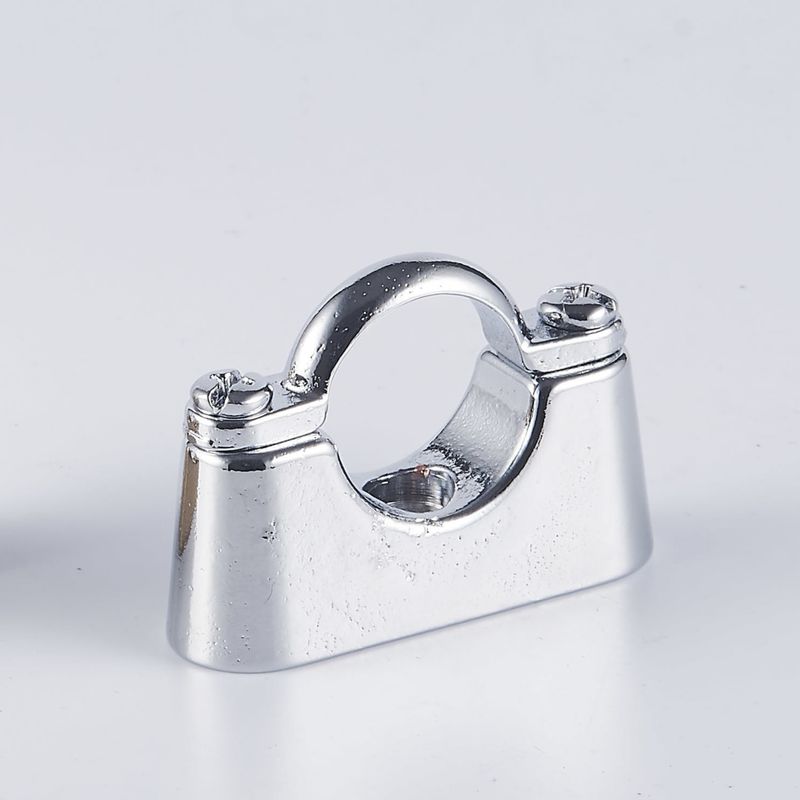 Chrome Plated Brass Pipe Clamp for Easy Installation of 12-159mm Pipes