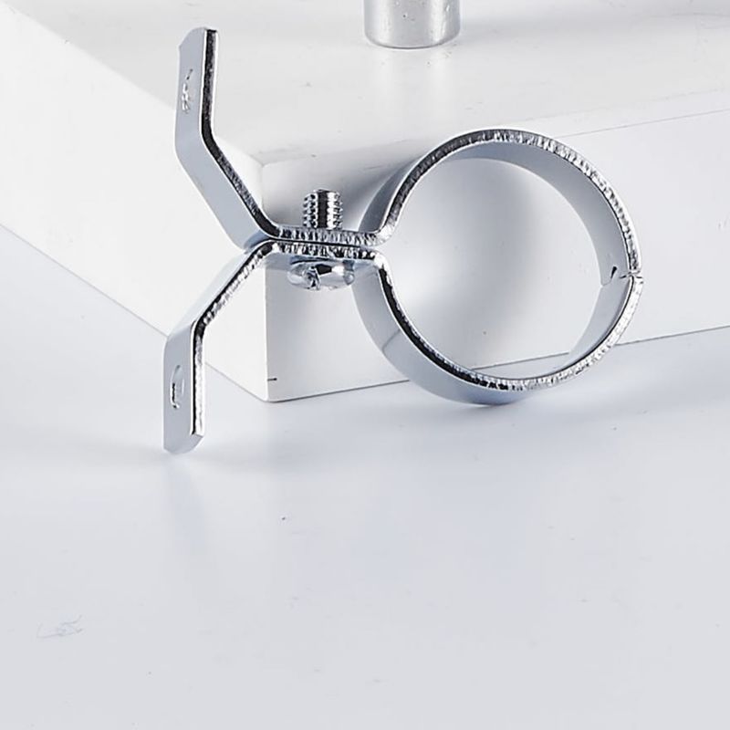 Industrial Bracket Pipe Clamp Repair For Securing Pipes Water Throwing Chrome Plated Finish